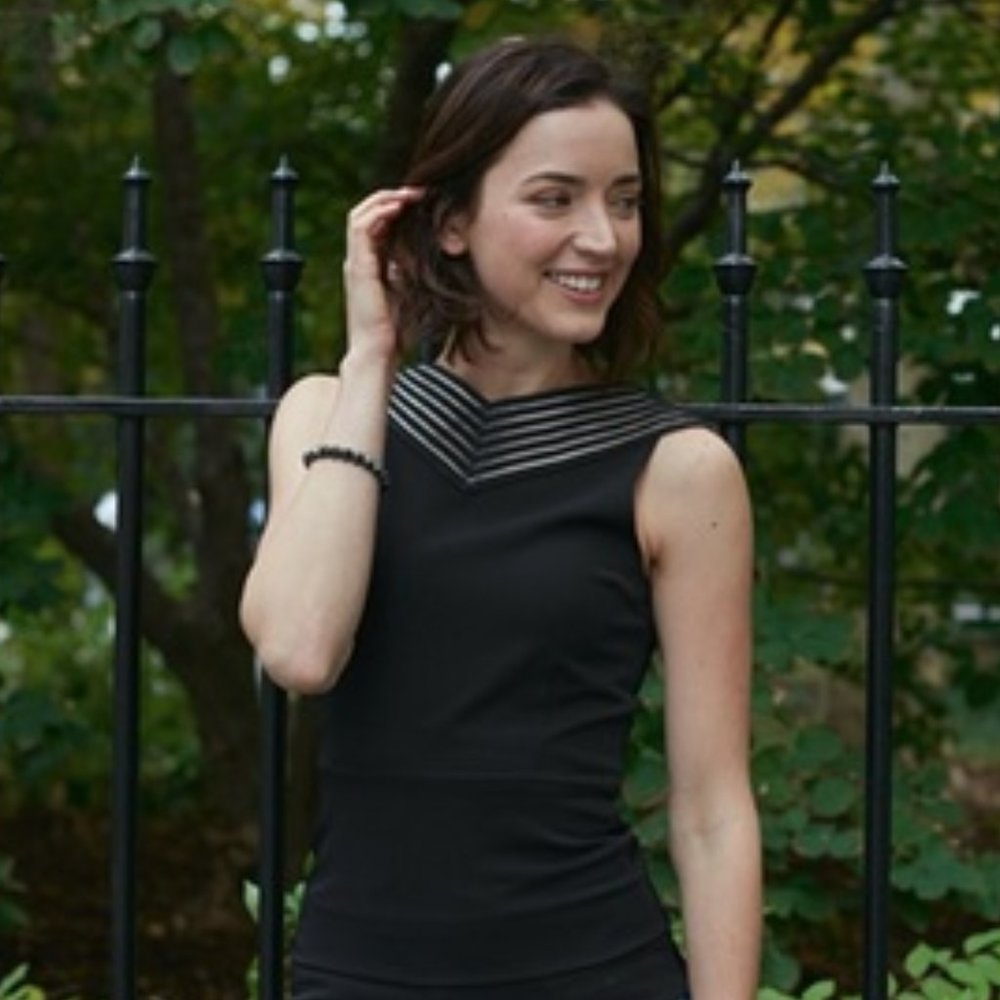 Elizabeth & Clarke “The Edwards” Black Sleeveless